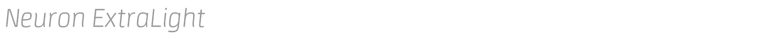 Neuron font preview